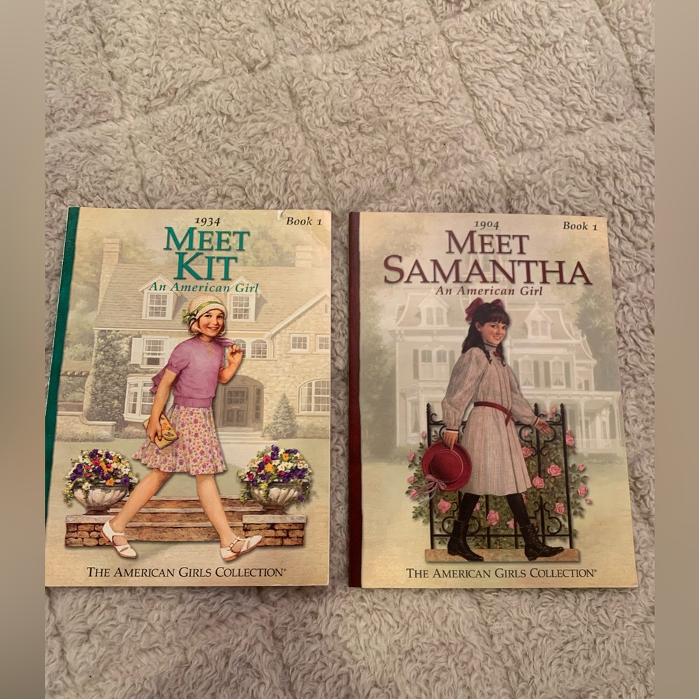 American Girl Meet Kit and Samantha Books